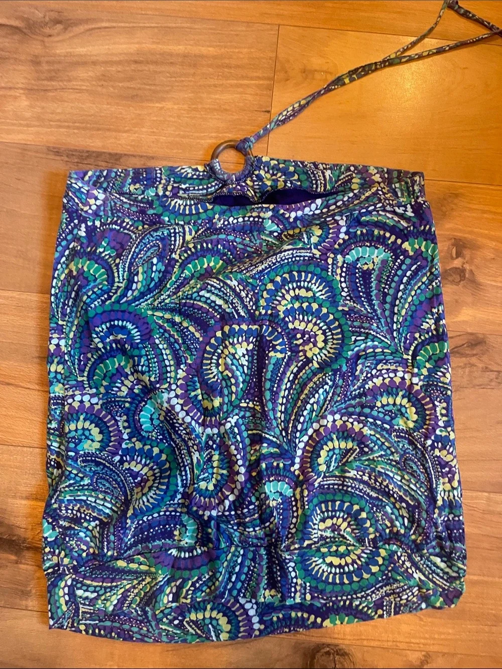 GAP Blue, Teal & Purple Paisley printed summer tank